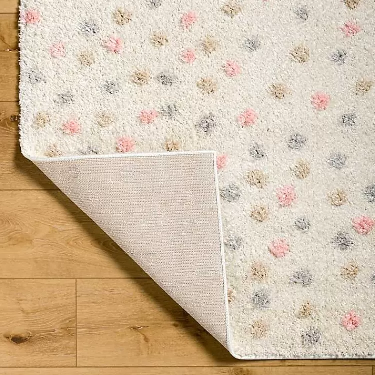 Plush Multicolor Dotted Area Rug, 6x9>Kirklands Home Cheap