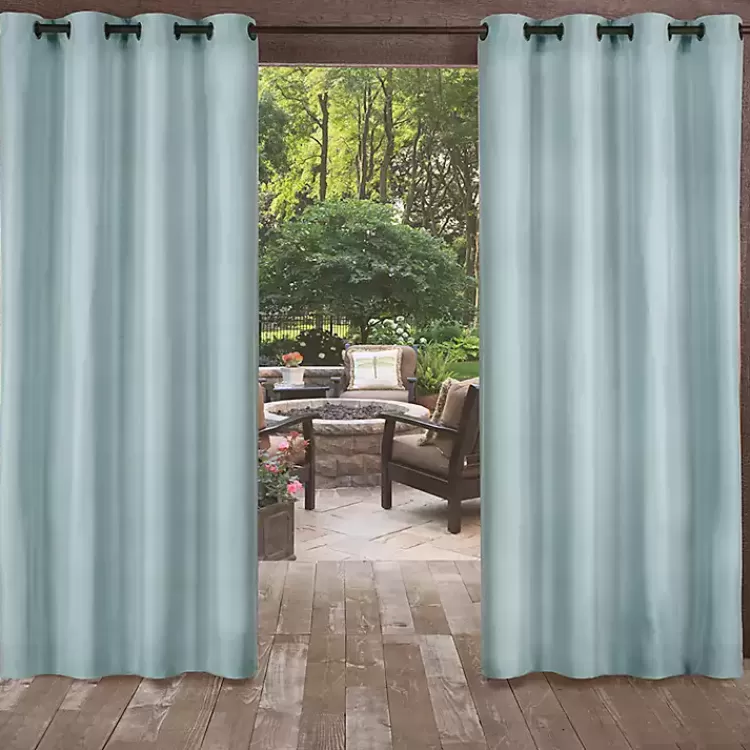 Pool Biscayne Curtain Panel Set, 96 in.>Kirklands Home Fashion