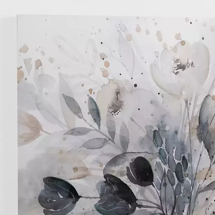 Pop of Blue Floral Canvas Art Print>Kirklands Home Best Sale