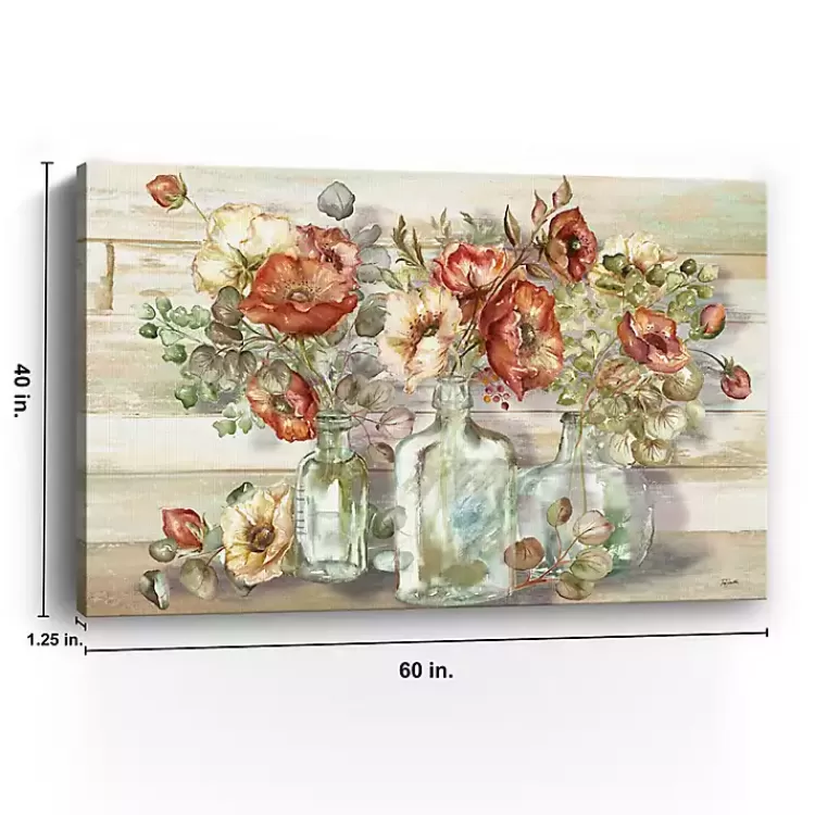 poppies_and_eucalyptus_canvas_art_print_x_in_3.webp Poppies and Eucalyptus Canvas Art Print, 60x40 in.>Kirklands Home Best
