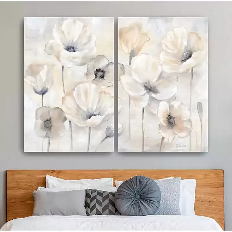 Poppy Garden Landscape Canvas Art Prints, 32x48>Kirklands Home Discount