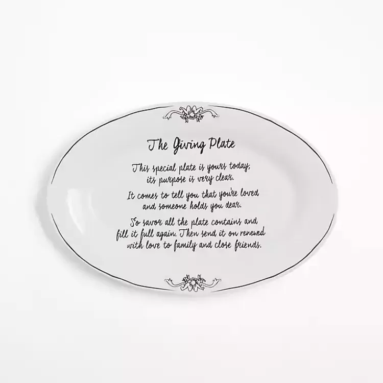 Porcelain Giving Platter>Kirklands Home Flash Sale