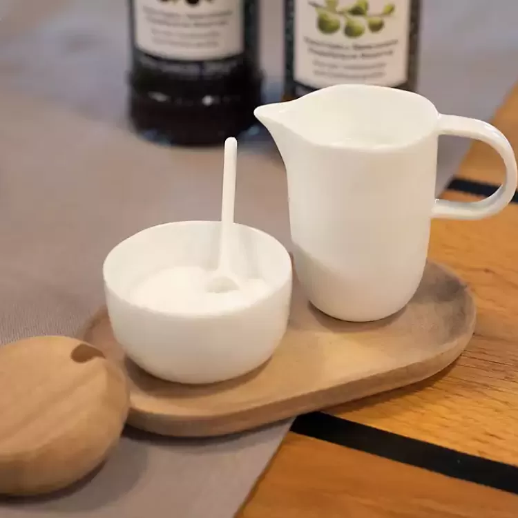 Porcelain 3-pc. Cream and Sugar Set>Kirklands Home New