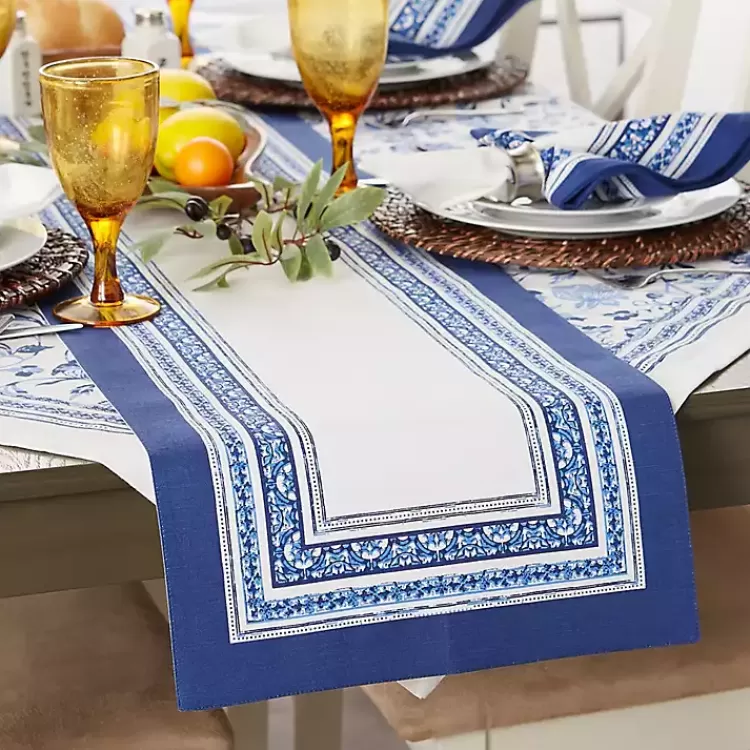 Porto Stripe Table Runner, 72 in.>Kirklands Home Best
