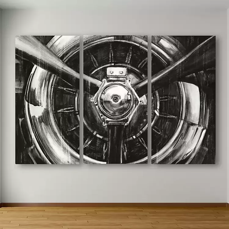Propeller Giclee Canvas Art Prints, Set of 3>Kirklands Home Cheap