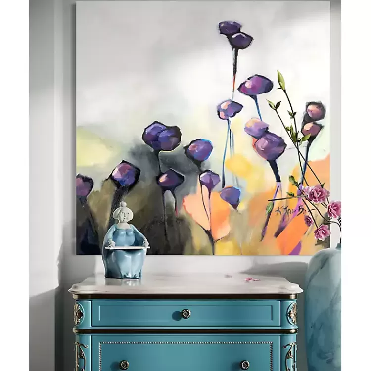 purple_poppy_canvas_art_print_3.webp Purple Poppy Canvas Art Print>Kirklands Home New