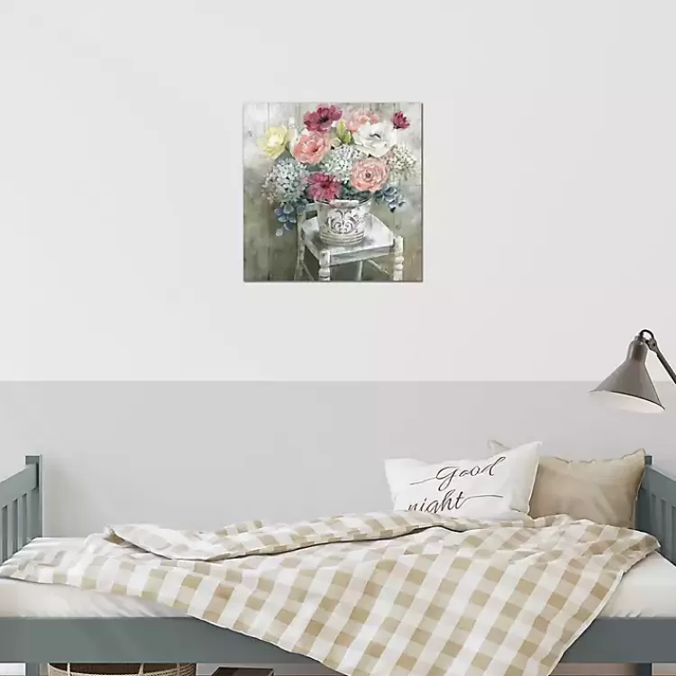 Quaint Cottage Bouquet Giclee Canvas Art Print>Kirklands Home Best