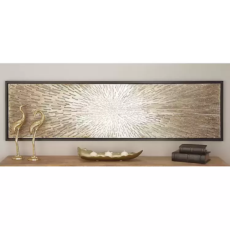 Radial Sunburst Framed Canvas Art Print>Kirklands Home Sale