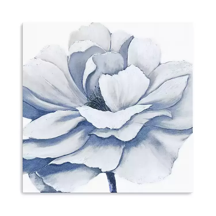 Radiant Blue Bloom Canvas Art Print>Kirklands Home Cheap