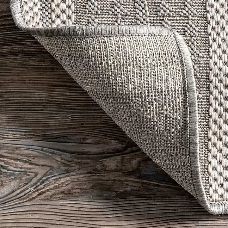 raina_gray_tribal_zig_zag_outdoor_rug_x_6.webp Raina Tribal Zig Zag Outdoor Rug, 5x8>Kirklands Home Best