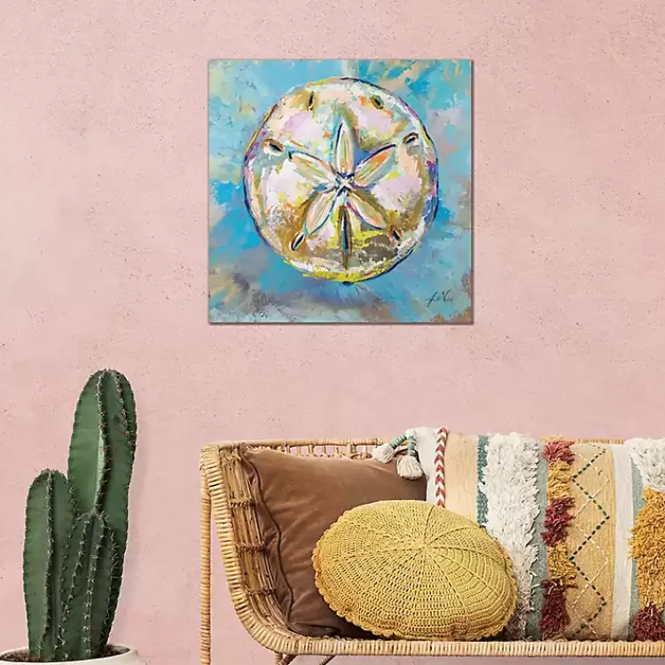 Rainbow Sand Dollar Canvas Art Print>Kirklands Home Shop