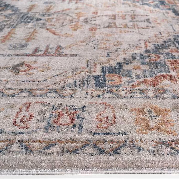 Red & Blue Vintage Medallion Area Rug, 5x7>Kirklands Home Hot