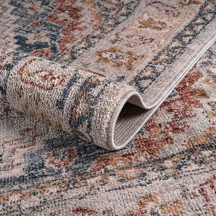 Red & Blue Vintage Medallion Area Rug, 5x7>Kirklands Home Hot
