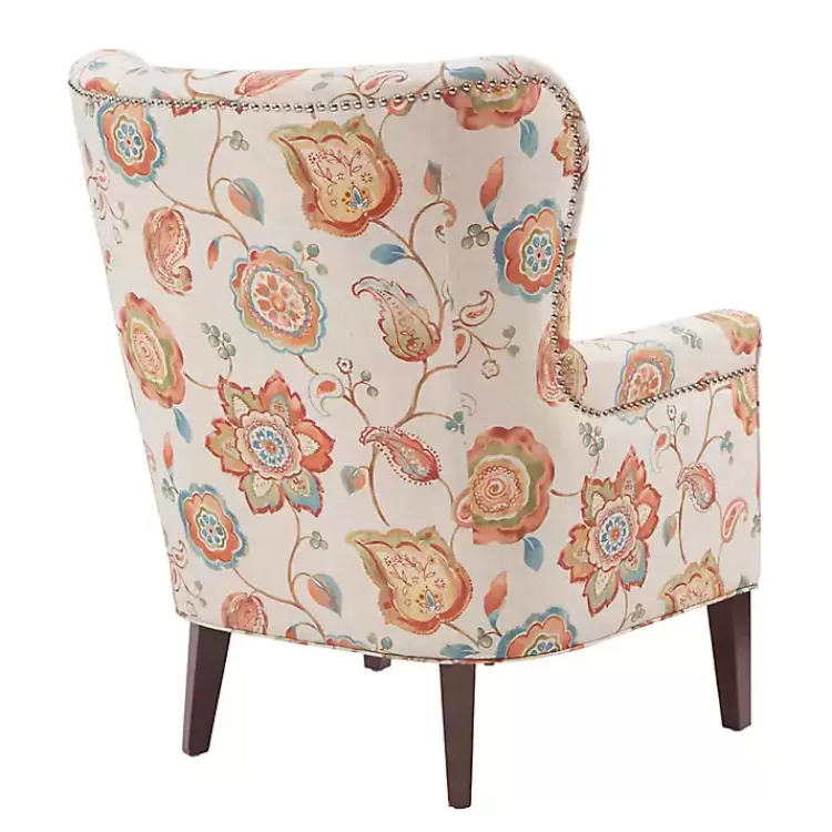 red_floral_colette_accent_chair_4.webp Red Floral Colette Accent Chair>Kirklands Home Sale
