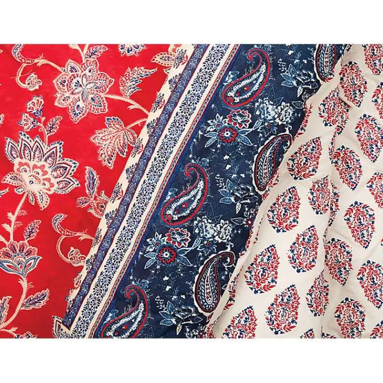 red_navy_marbella_king_pc_comforter_set_5.webp Red Navy Marbella King 5-pc. Comforter Set>Kirklands Home Cheap
