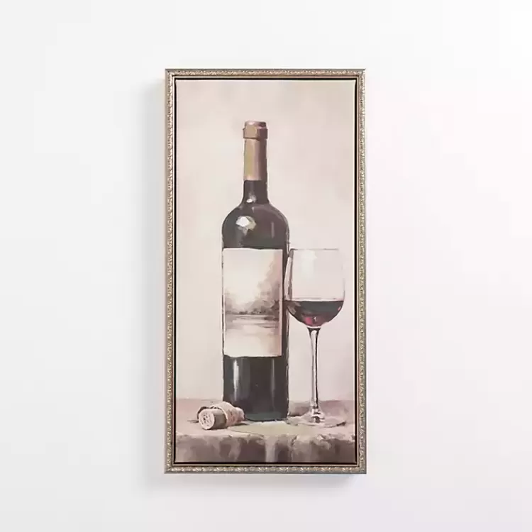 Red Wine Vintage Framed Canvas Art Print>Kirklands Home New