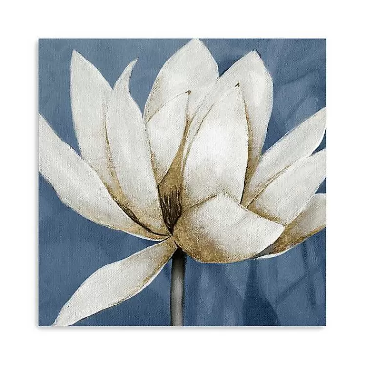 Regal Waterlily Canvas Art Print>Kirklands Home Cheap