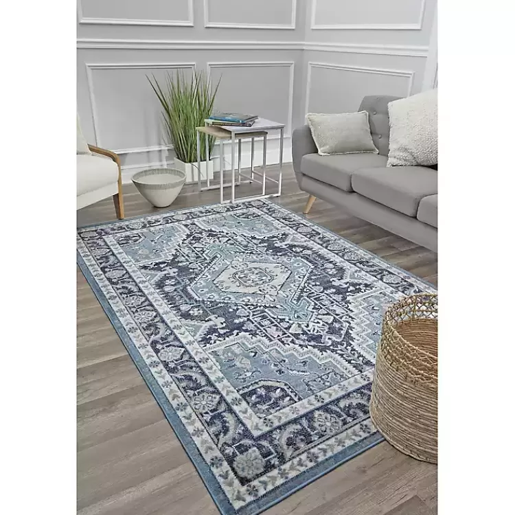 Rieda Midnight Blue Area Rug, 5x7>Kirklands Home Cheap