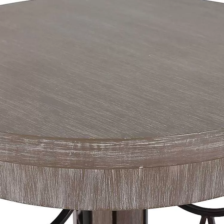 Roberta Wood Decorative Metal Accent Table>Kirklands Home Online