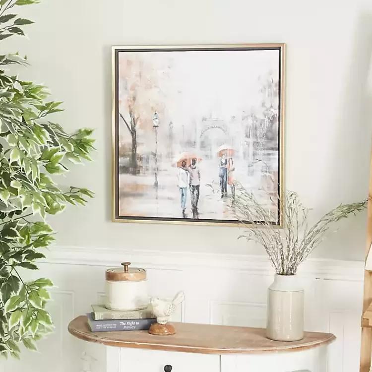 Romantic Rainy Paris Transitional Framed Wall Art>Kirklands Home Store