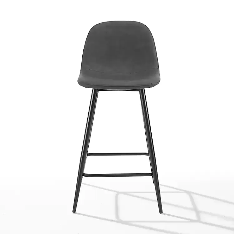rorke_black_faux_leather_counter_stools_set_of__4.webp Rorke Faux Leather Counter Stools, Set of 2>Kirklands Home Flash Sale