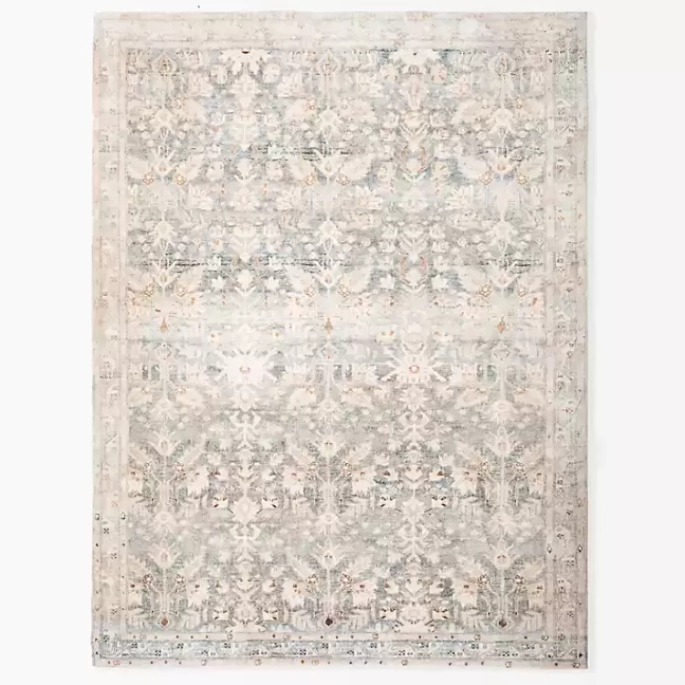 Rosette Denim Area Rug, 7x9>Kirklands Home Cheap
