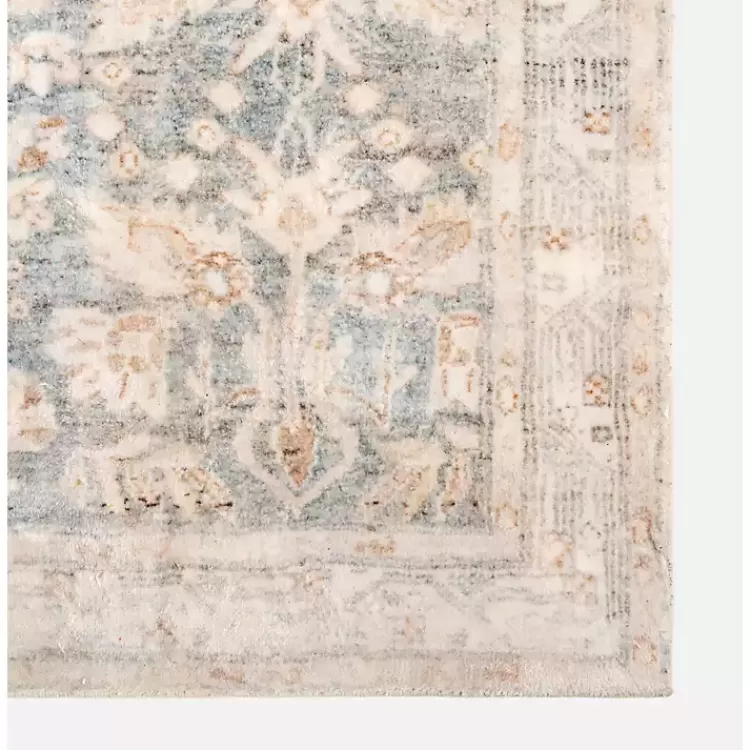 Rosette Denim Area Rug, 5x7>Kirklands Home Flash Sale