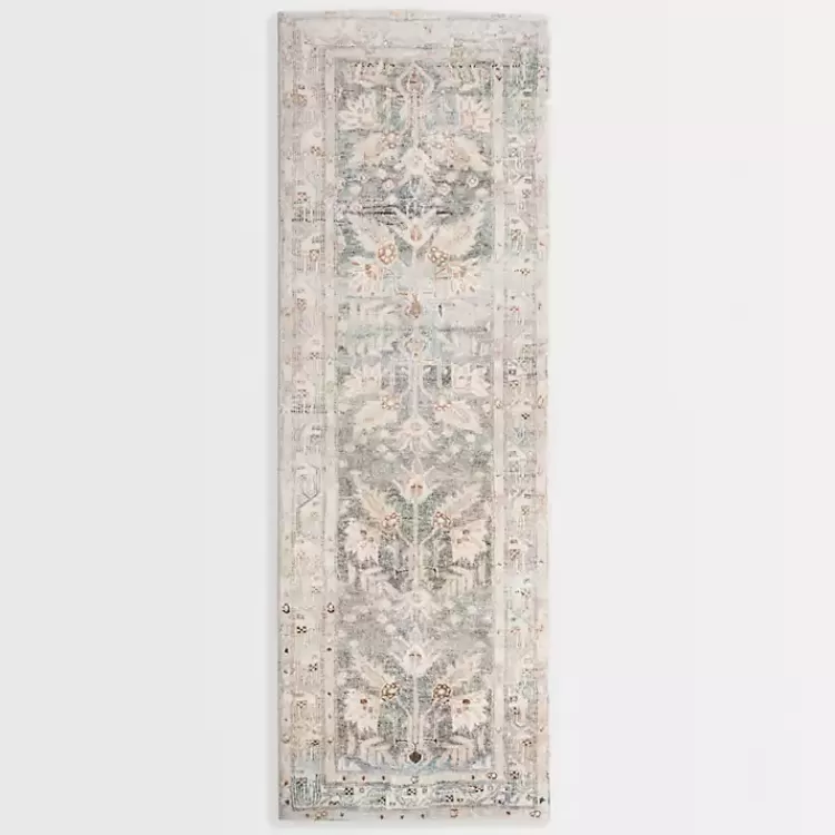 Rosette Denim Runner>Kirklands Home Cheap