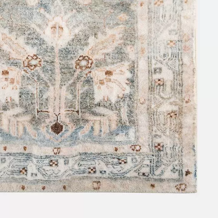 Rosette Denim Runner>Kirklands Home Cheap