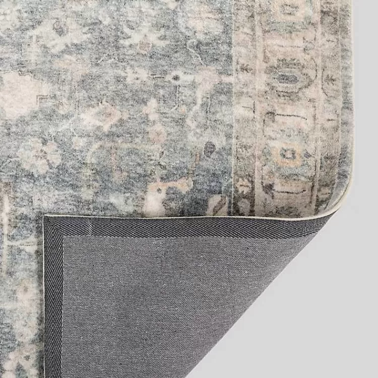 rosette_dusty_aqua_area_rug_x_3-1.webp Rosette Dusty Aqua Area Rug, 5x7>Kirklands Home Outlet