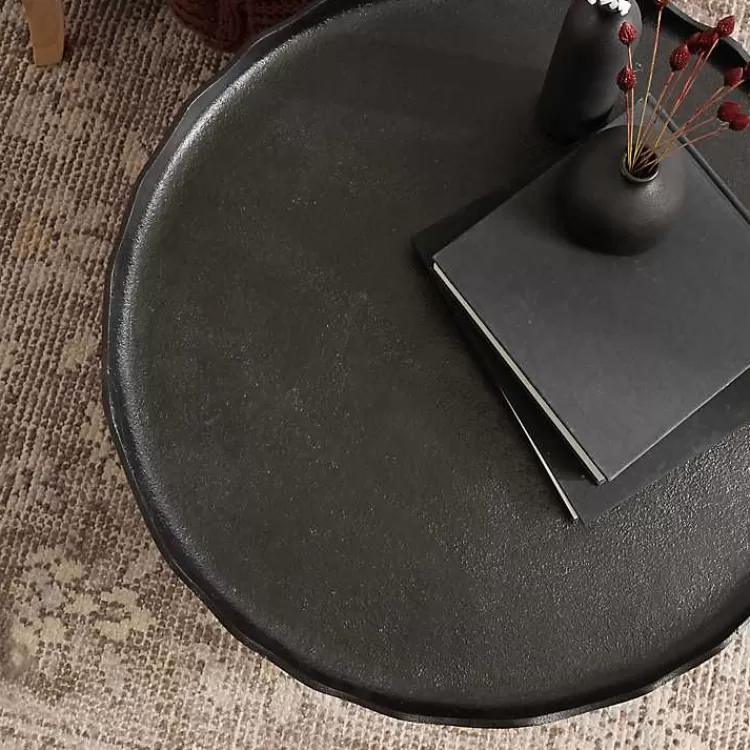 round_black_alessia_coffee_table_7.webp Round Alessia Coffee Table>Kirklands Home Online