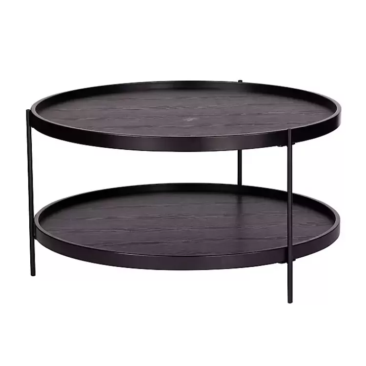 Round Wood Farmhouse Coffee Table>Kirklands Home Cheap
