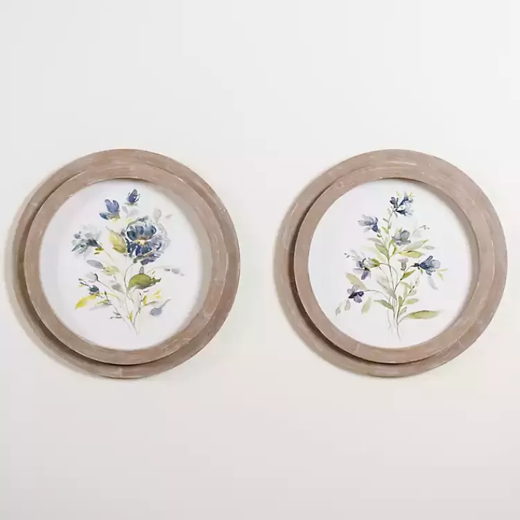 round_blue_florals_i_framed_art_print_3.webp Round Blue Florals I Framed Art Print>Kirklands Home Discount