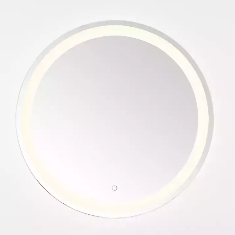 Round Caspar LED Wall Mirror>Kirklands Home Store