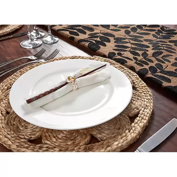 Round Decorative Braided Jute Placemats, Set of 2>Kirklands Home Outlet