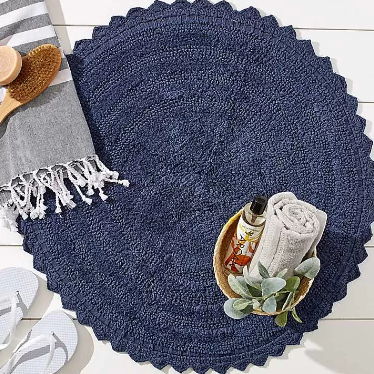 round_french_blue_crochet_bath_mat__in_4.webp Round French Crochet Bath Mat, 28 in.>Kirklands Home Flash Sale