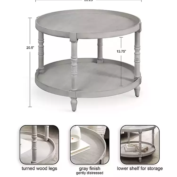 Round Bellport Coffee Table>Kirklands Home Cheap