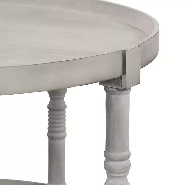 round_gray_bellport_coffee_table_2.webp Round Bellport Coffee Table>Kirklands Home Cheap