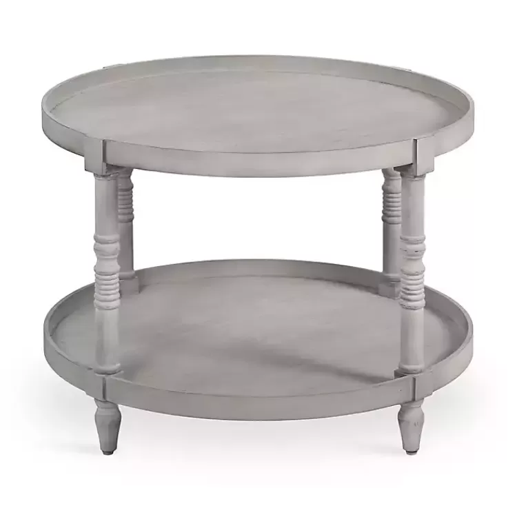 round_gray_bellport_coffee_table_4.webp Round Bellport Coffee Table>Kirklands Home Cheap