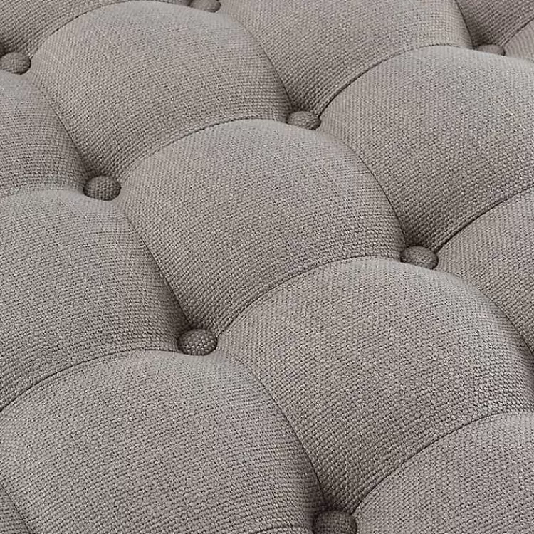 round_gray_cepheus_tufted_ottoman_6.webp Round Cepheus Tufted Ottoman>Kirklands Home Hot