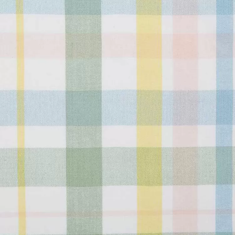 Round Sweet Spring Plaid Tablecloth, 70 in.>Kirklands Home Fashion