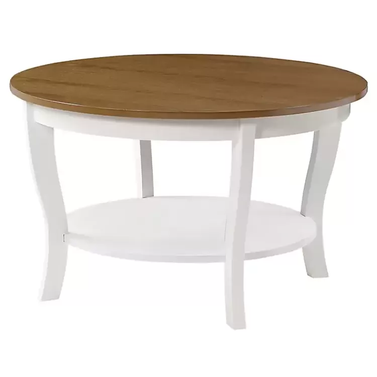 Round and Natural Curved Legs Coffee Table>Kirklands Home Cheap