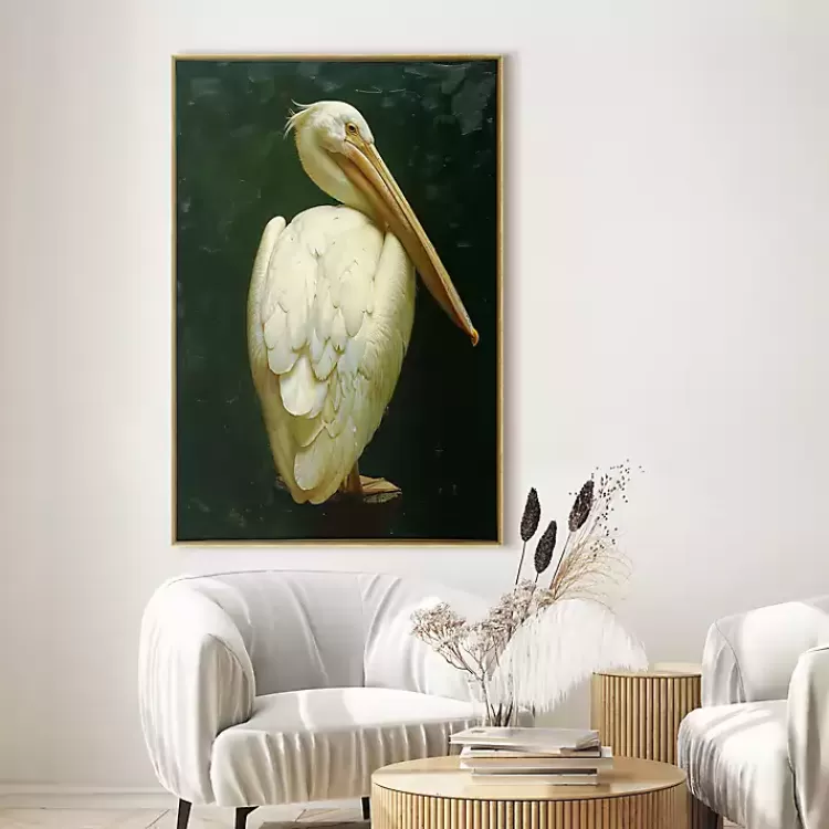 Royal Pelican Framed Canvas Art Print>Kirklands Home Cheap