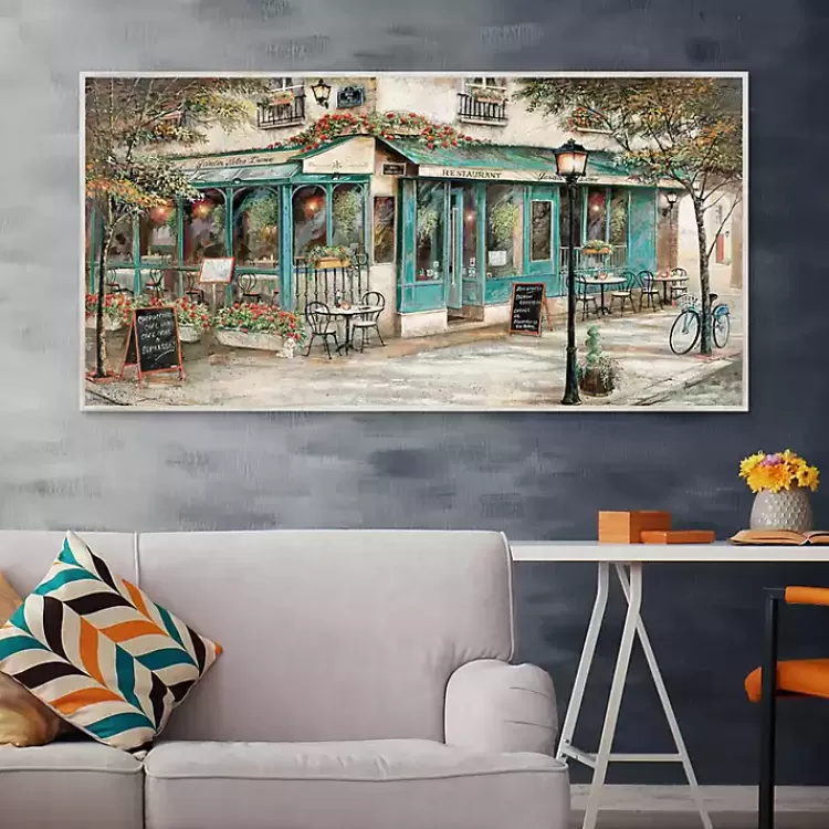 Rue Du Jardin Corner Bistro Framed Wall Art>Kirklands Home Shop