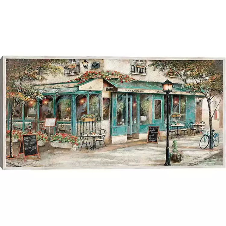 Rue Du Jardin Corner Bistro Framed Wall Art>Kirklands Home Shop