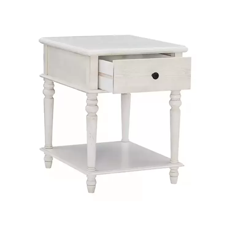 rustic_white_turned_legs_accent_table_5.webp Rustic Turned Legs Accent Table>Kirklands Home Cheap