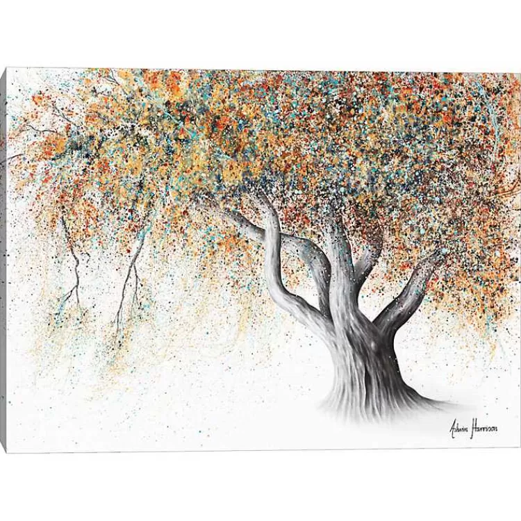 Rusty Autumn Tree Canvas Art Print>Kirklands Home Hot