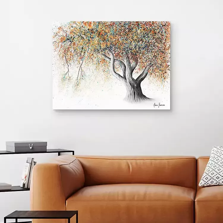 Rusty Autumn Tree Canvas Art Print>Kirklands Home Hot