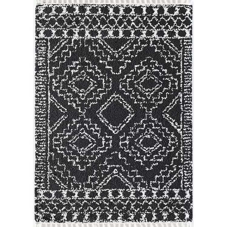 Sable and White Moon Accent Rug, 2x8>Kirklands Home Best