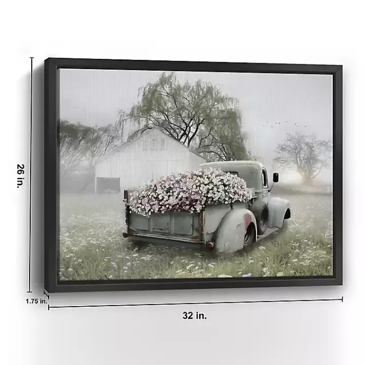 sage_flower_truck_framed_giclee_canvas_art_print_2.webp Sage Flower Truck Framed Giclee Canvas Art Print>Kirklands Home New
